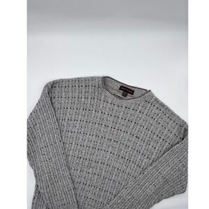 Vintage Chunky Grandpacore Gray Sweater